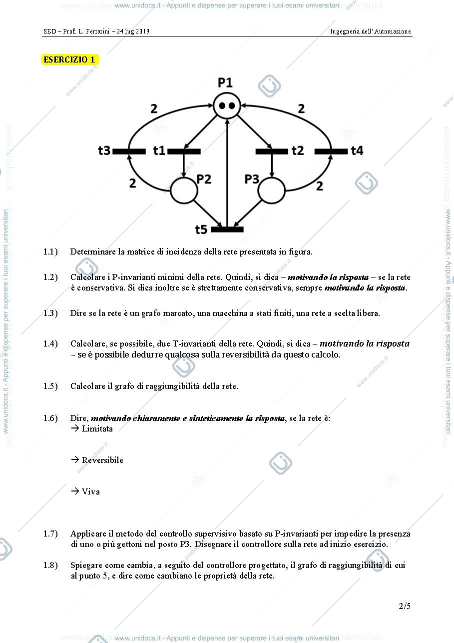 Anteprima pagina 2 — temi d'esame prof: Ferrarini