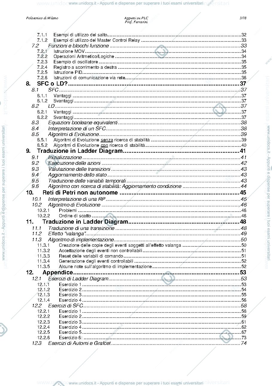 Anteprima pagina 3 — PLC-Ferrarini corso prof: Ferrarini