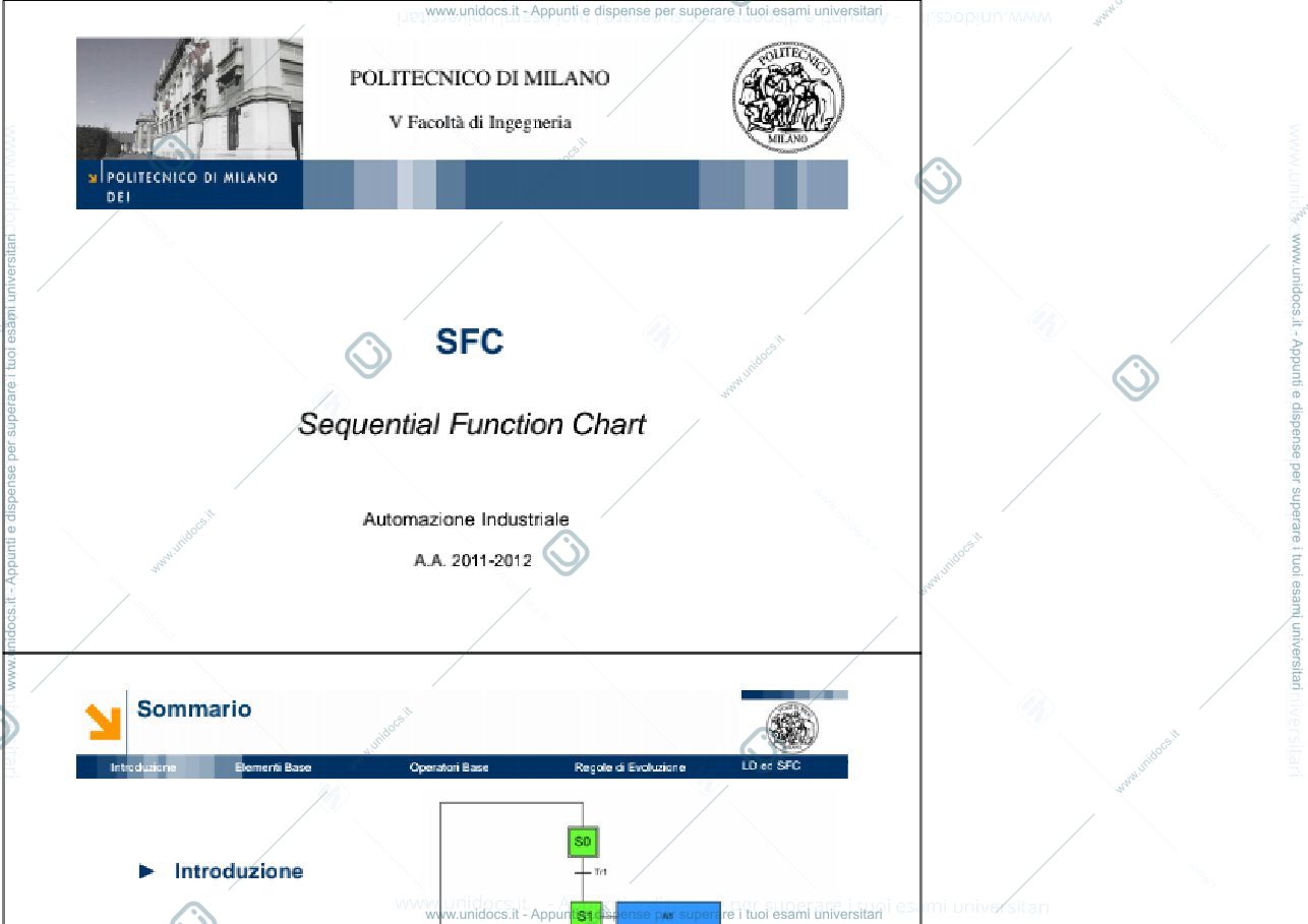 Anteprima pagina 1 — PLC_3_Sequential_Function_Chart_19-11 corso prof: Ferrarini