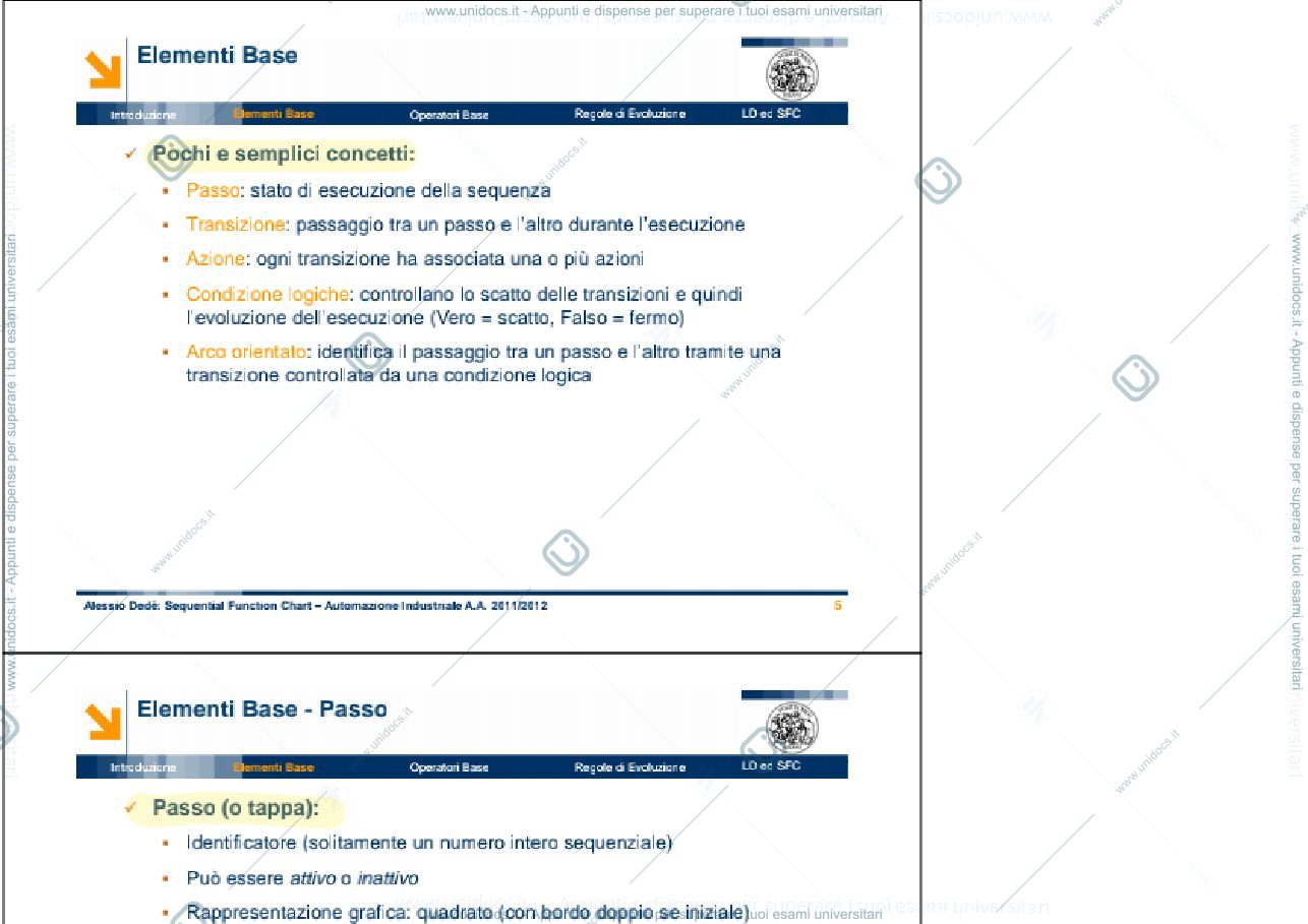 Anteprima pagina 3 — PLC_3_Sequential_Function_Chart_19-11 corso prof: Ferrarini