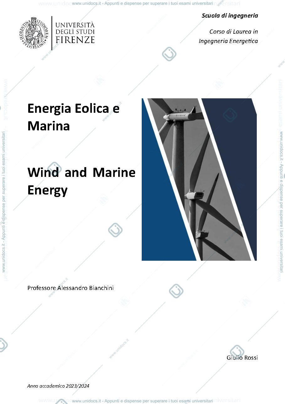 Anteprima pagina 1 — Energia eolica e marina