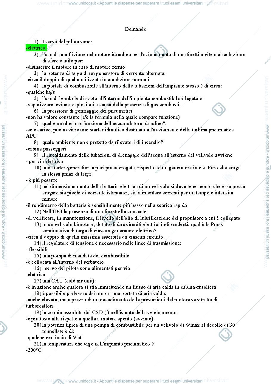 Anteprima pagina 1 — Database sistemi di bordo