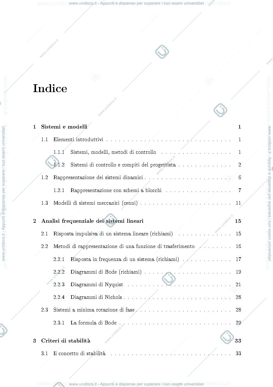 Anteprima pagina 3 — Sistemi di Controllo