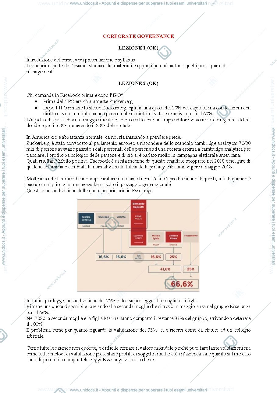 Anteprima pagina 1 — APPUNTI DI TUTTO IL CORSO