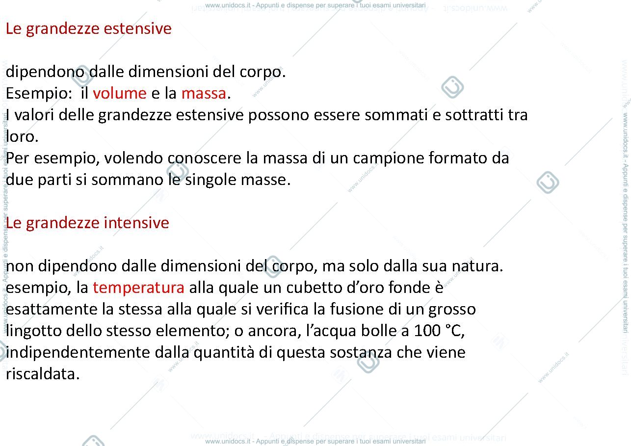 Anteprima pagina 3 — grandezze di misura e unità di misura