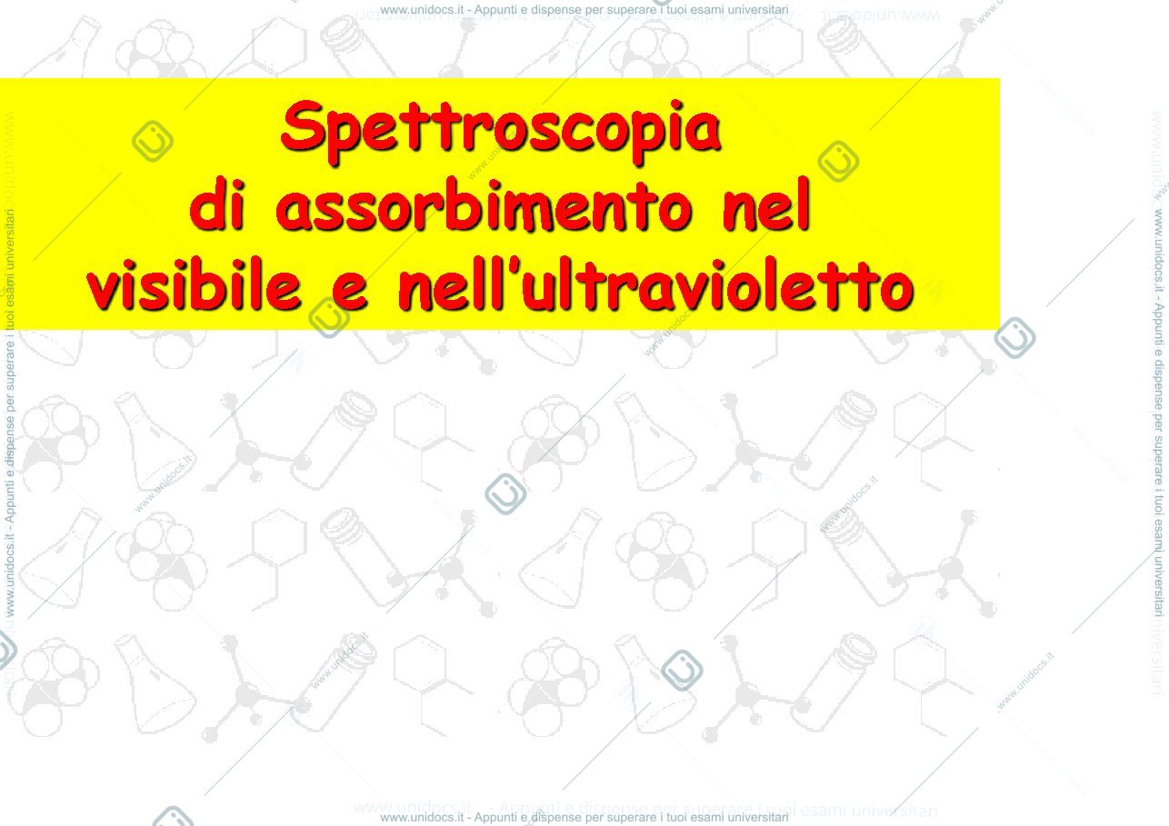 Anteprima pagina 1 — spettrometria di assorbimento