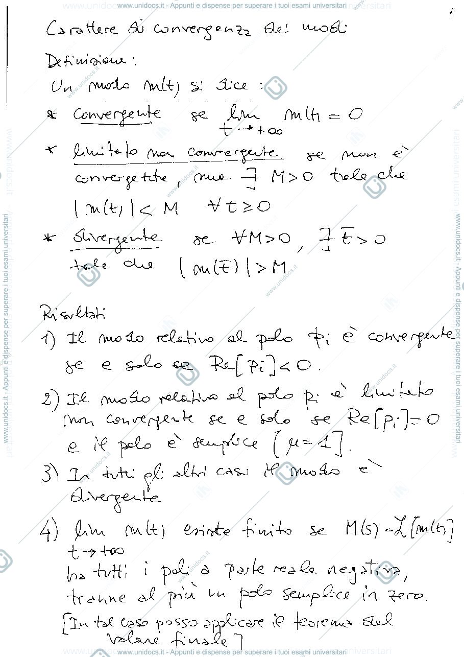 Anteprima pagina 2 — Sistemi Dinamici - parte 3/6