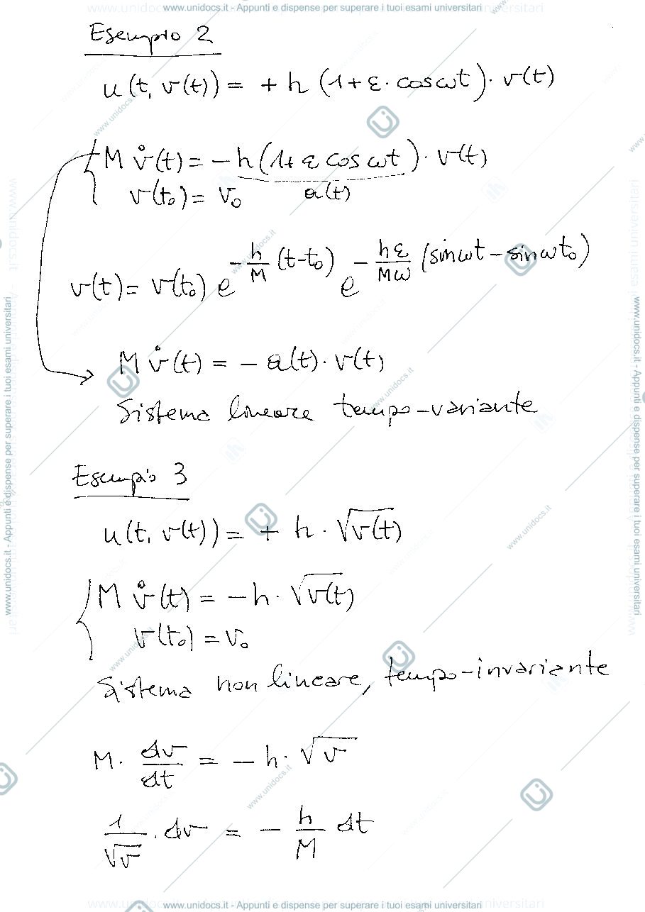 Anteprima pagina 3 — Sistemi Dinamici - parte 1/6