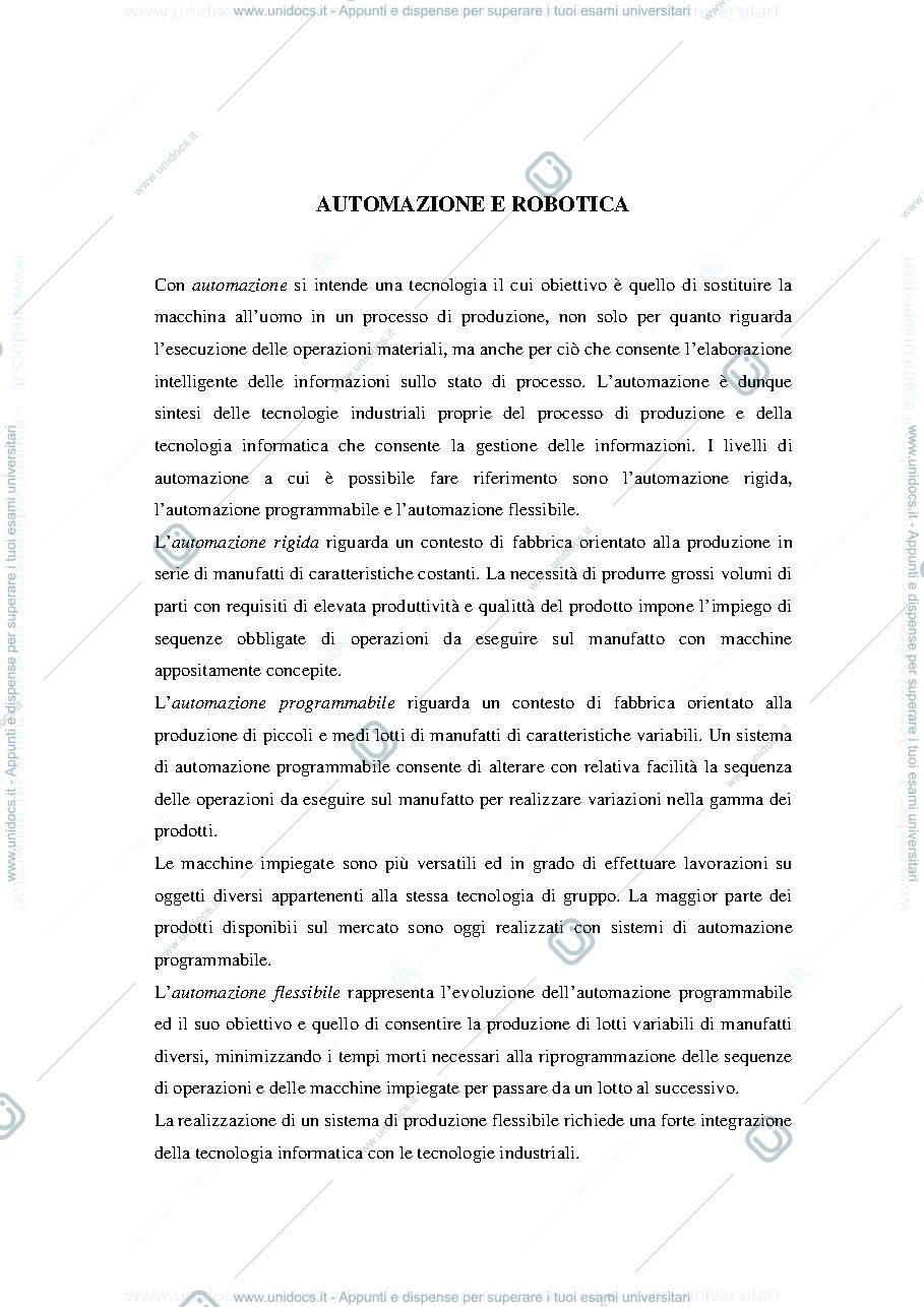 Anteprima pagina 5 — Controllo Adattativo con Input-Output Feedback Linearizzation di un Manipolatore Industriale