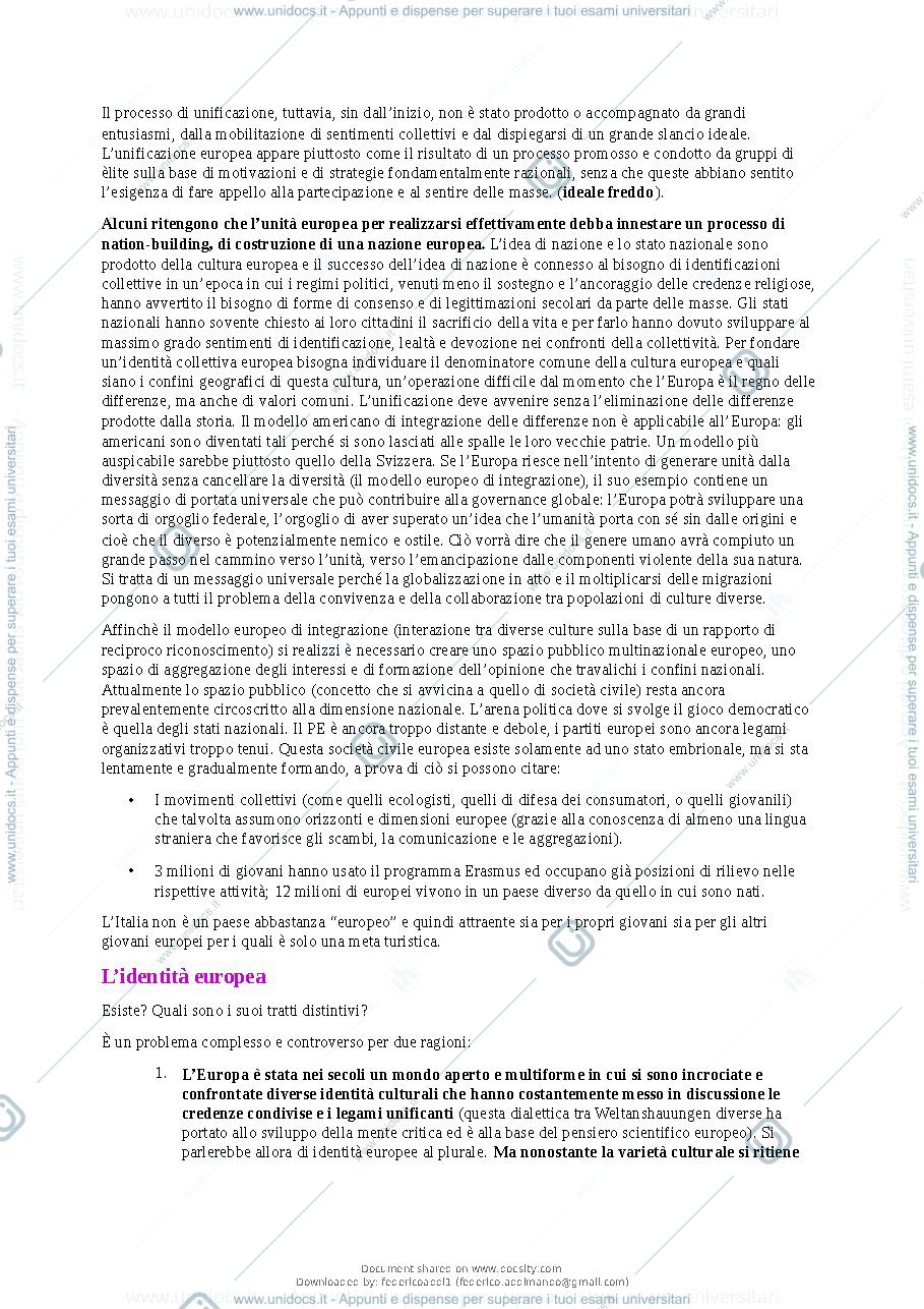 Anteprima pagina 3 — domande sistemi sociali comparati