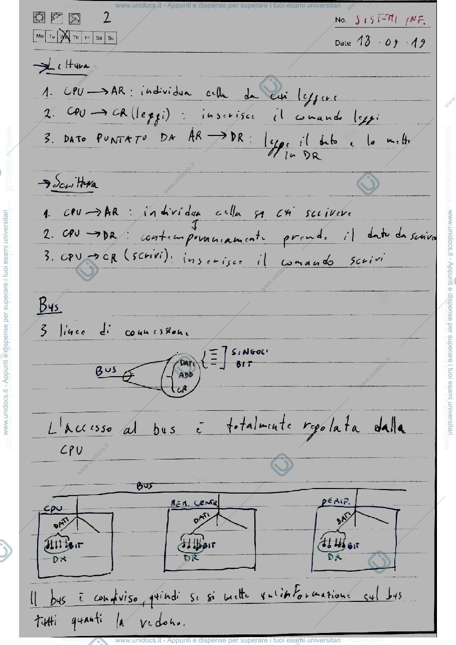Anteprima pagina 2 — appunti lezioni prof: Gatti Nicola