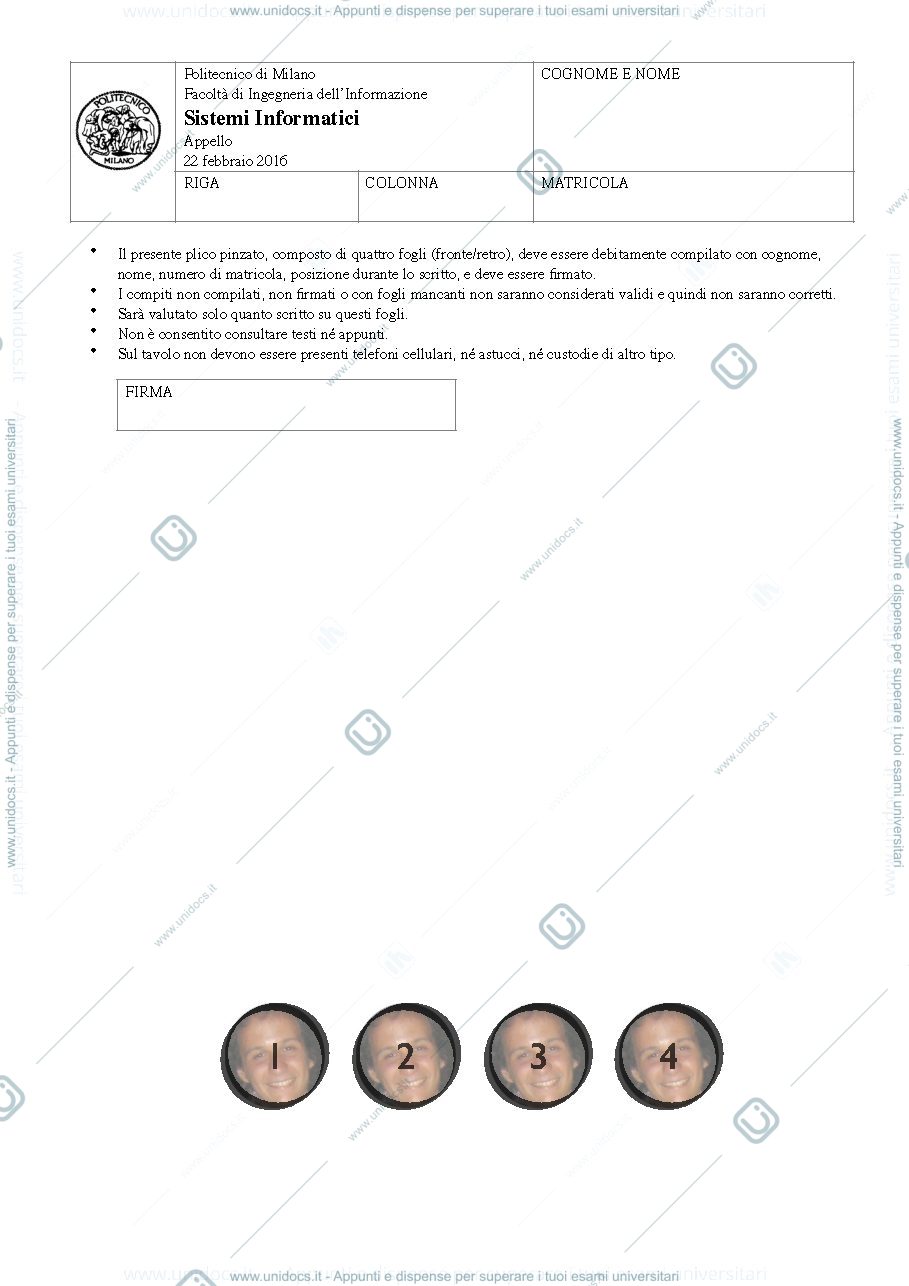 Anteprima pagina 1 — 2016.02.22 esami prof: Gatti