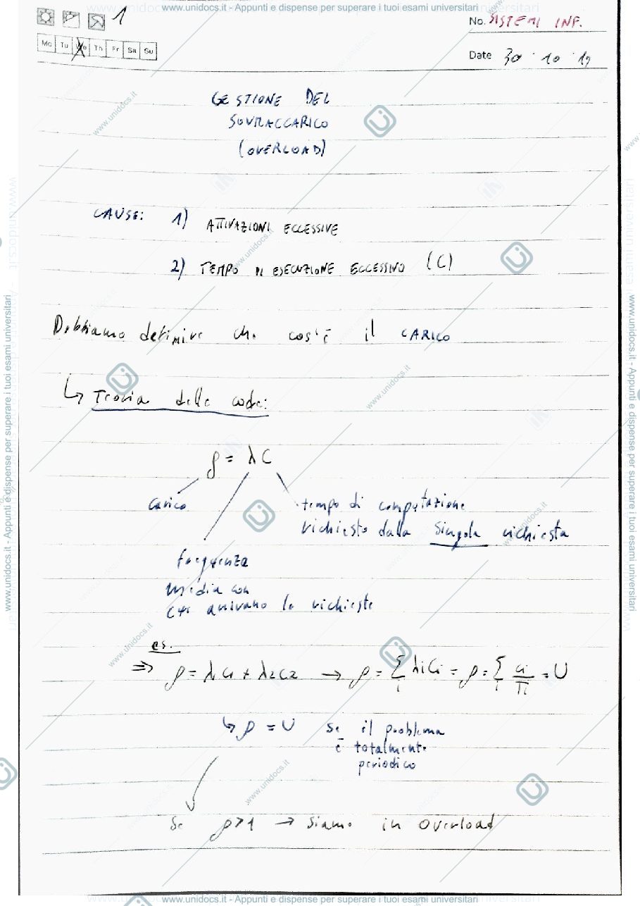 Anteprima pagina 1 — appunti lezioni prof: Gatti Nicola