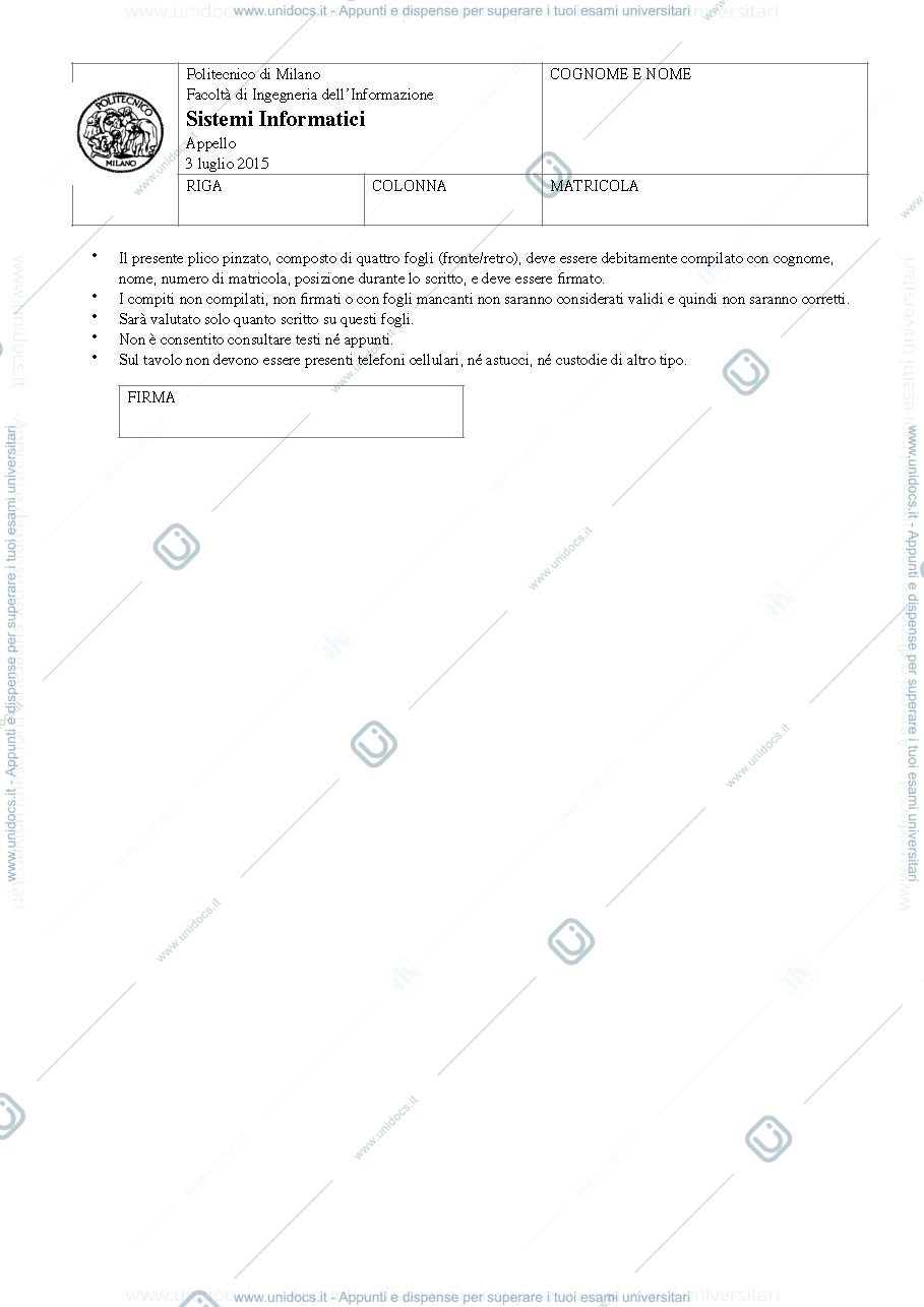 Anteprima pagina 1 — 2015.07.03 esami prof: Gatti