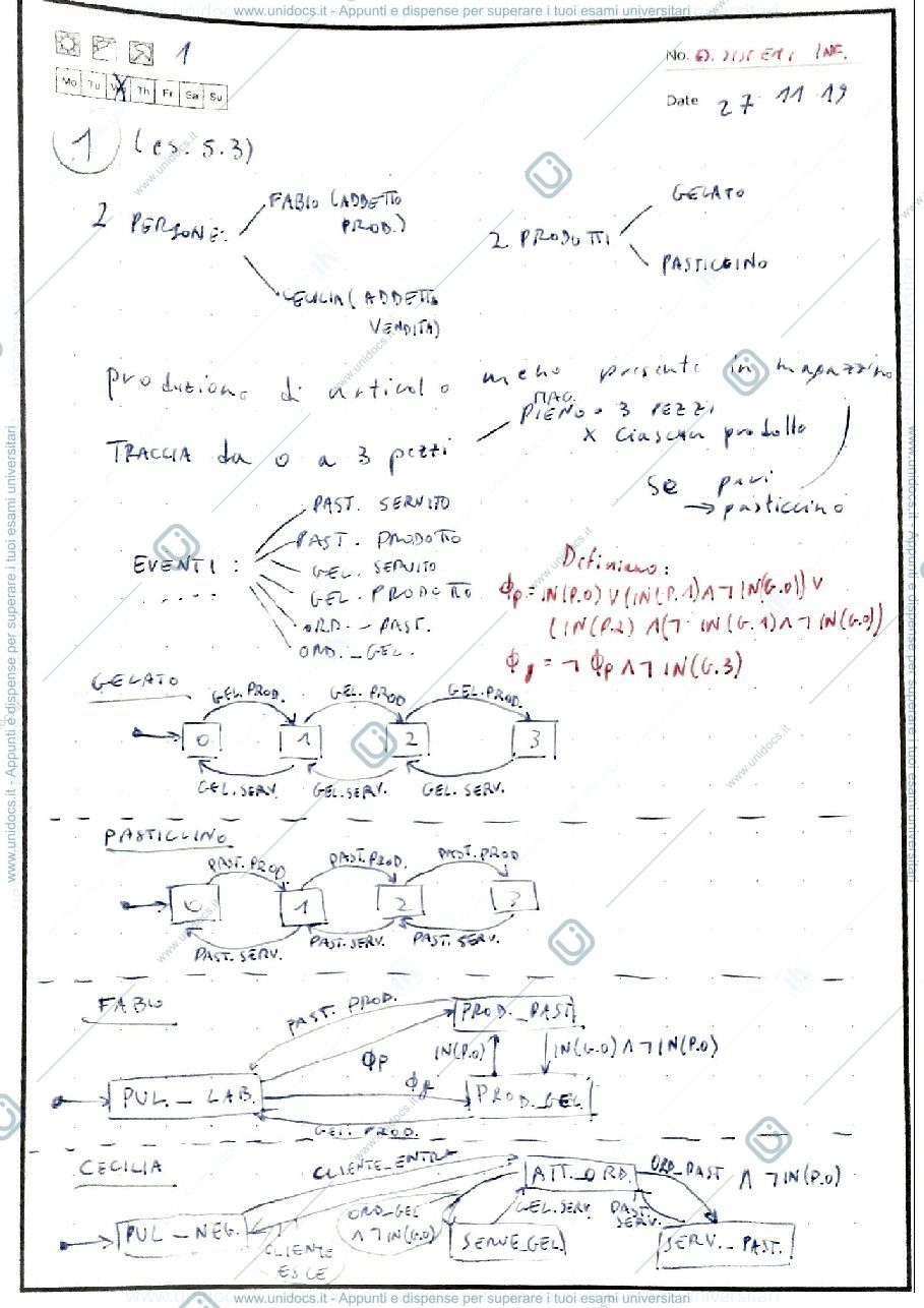 Anteprima pagina 1 — esercizi prof: Gatti Nicola