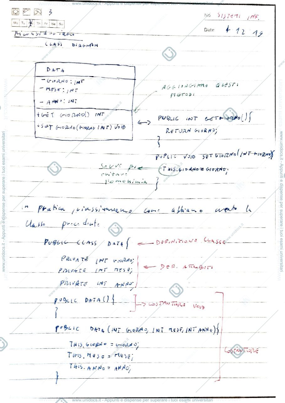 Anteprima pagina 3 — appunti lezioni prof: Gatti Nicola