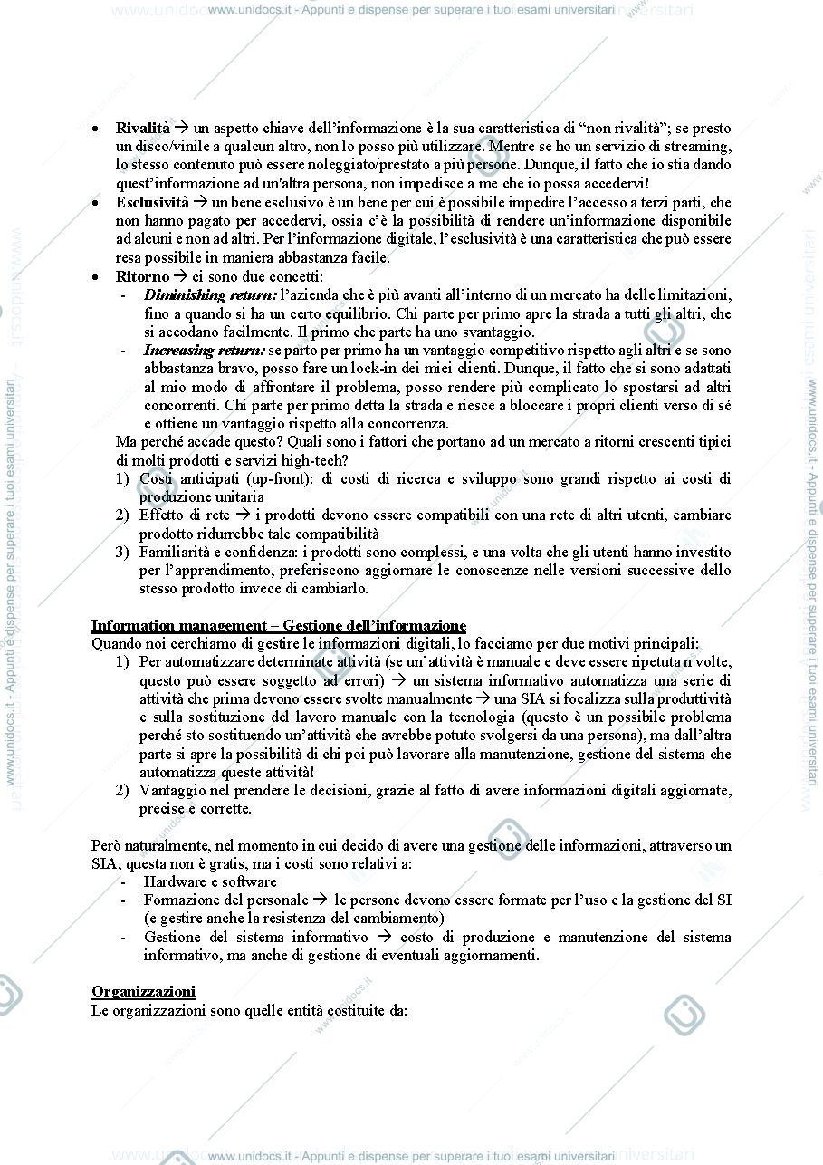 Anteprima pagina 2 — Sistemi Informativi Aziendali