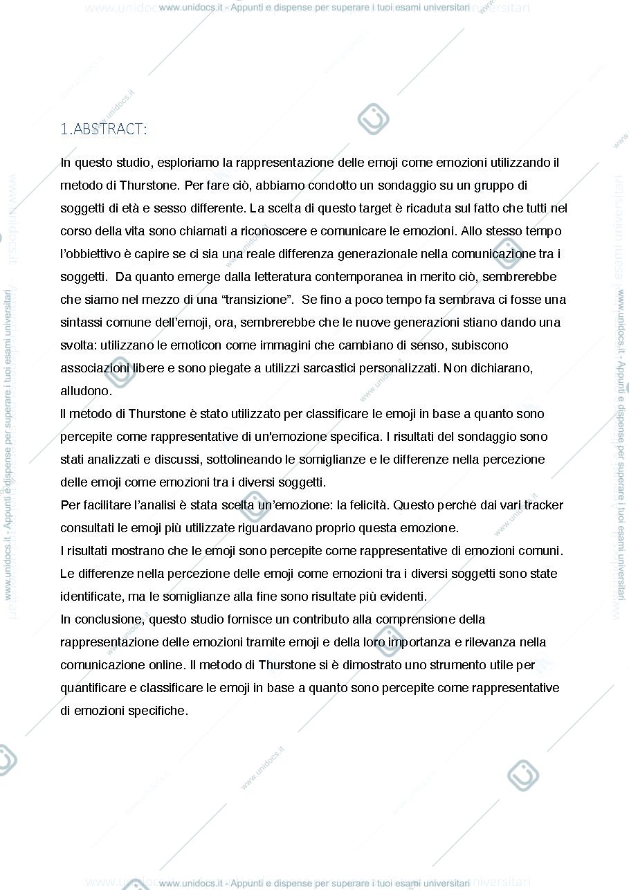 Anteprima pagina 2 — Emoticons come linguaggio: una rappresentazione delle emozioni nella comunicazione online tra diverse generazioni