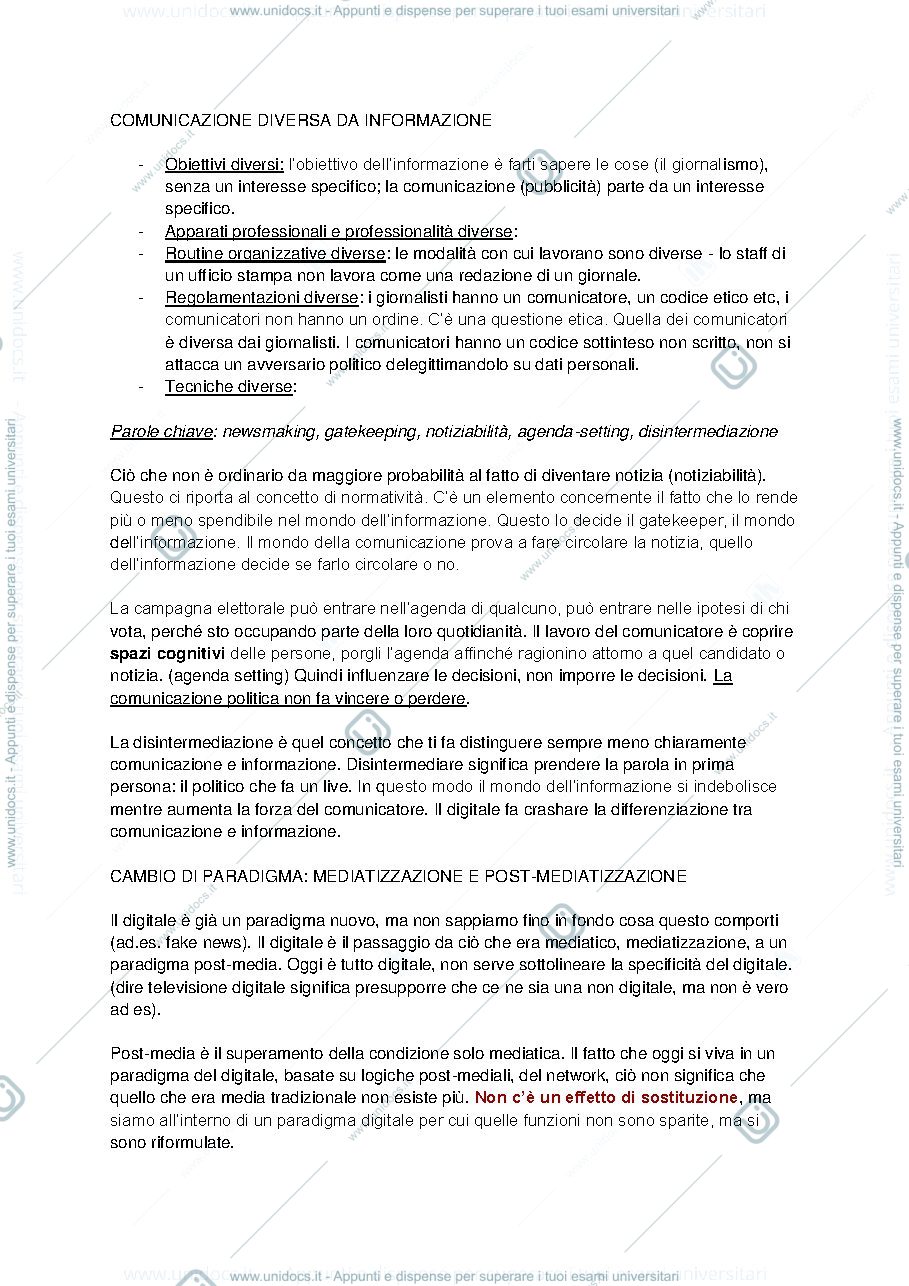 Anteprima pagina 3 — appunti del corso "sistemi mediali e ict" del professor Cepernich