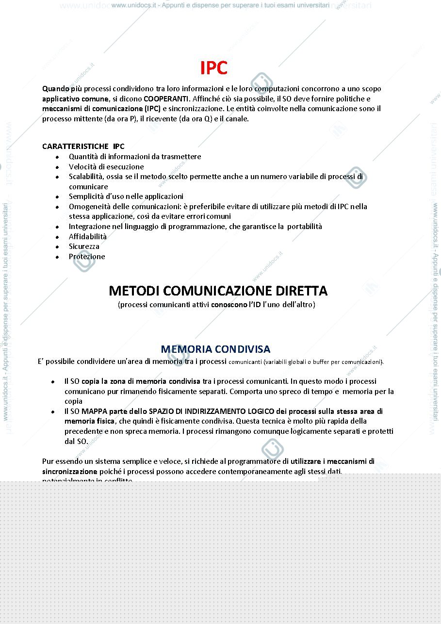 Anteprima pagina 3 — SISTEMI OPERATIVI 1