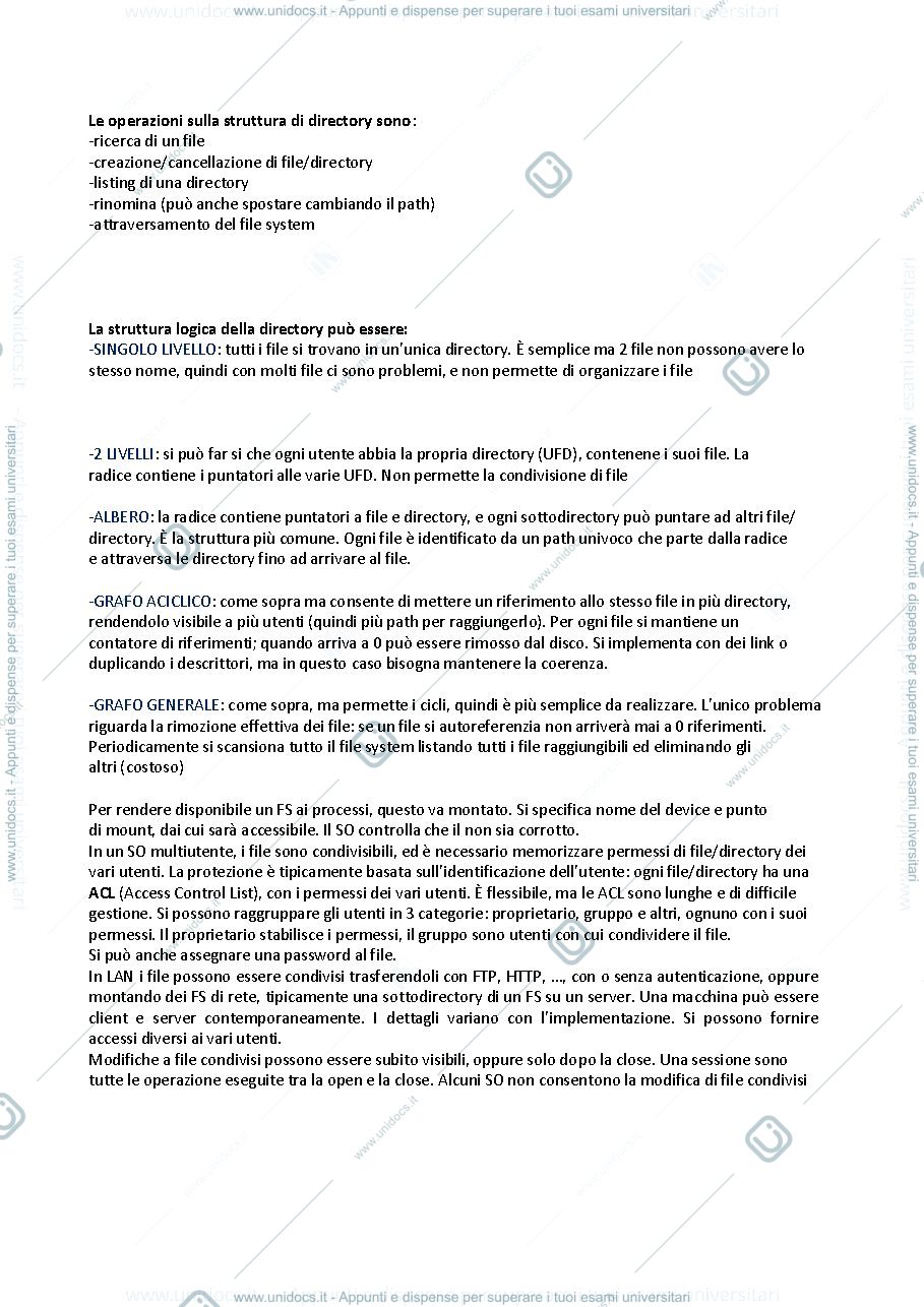 Anteprima pagina 2 — SISTEMI OPERATIVI 2