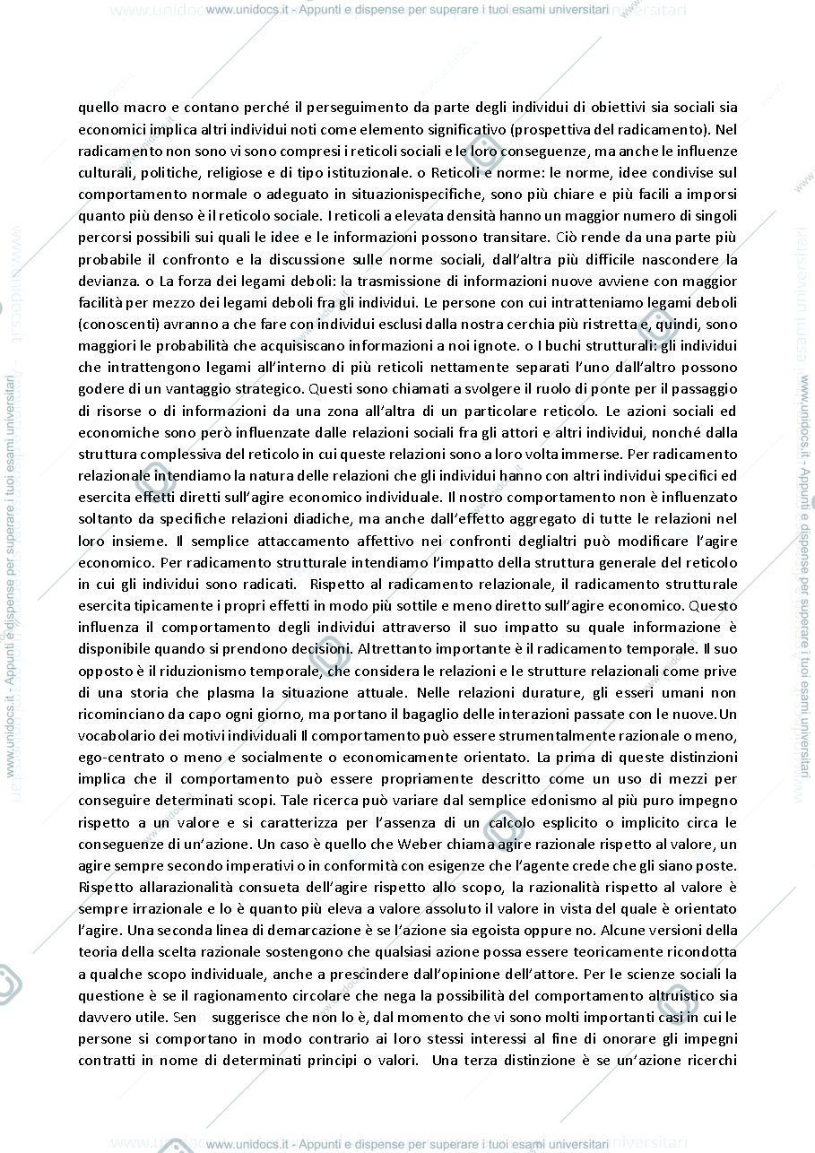 Anteprima pagina 3 — Riassunto Società ed ECONOMIA
