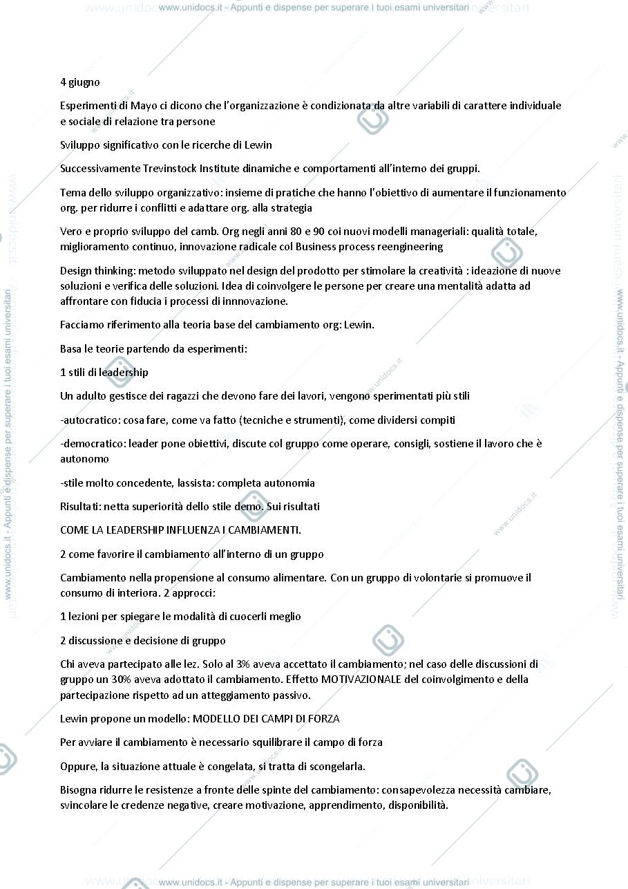Anteprima pagina 1 — sistemi organizzativi