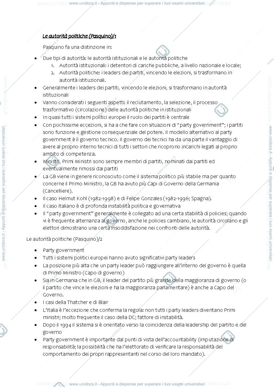 Anteprima pagina 2 — Sistemi politici comparati