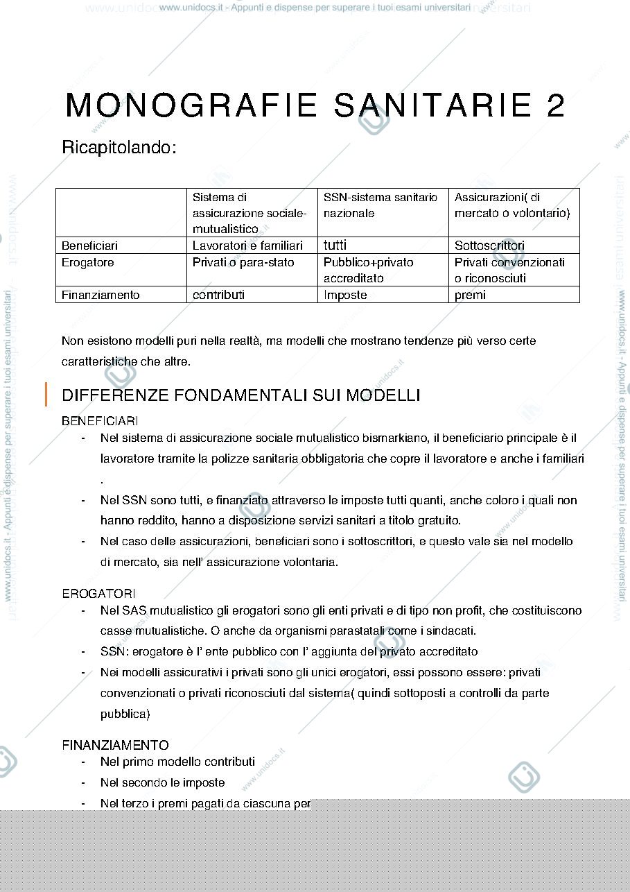 Anteprima pagina 1 — Monografie sanitarie 2
