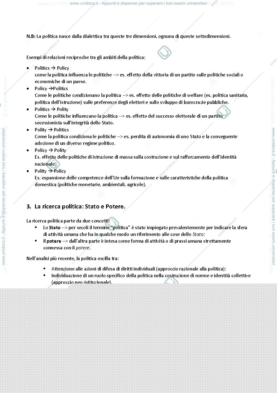 Anteprima pagina 3 — Sistemi Politici e Amministrativi prof. MAINO