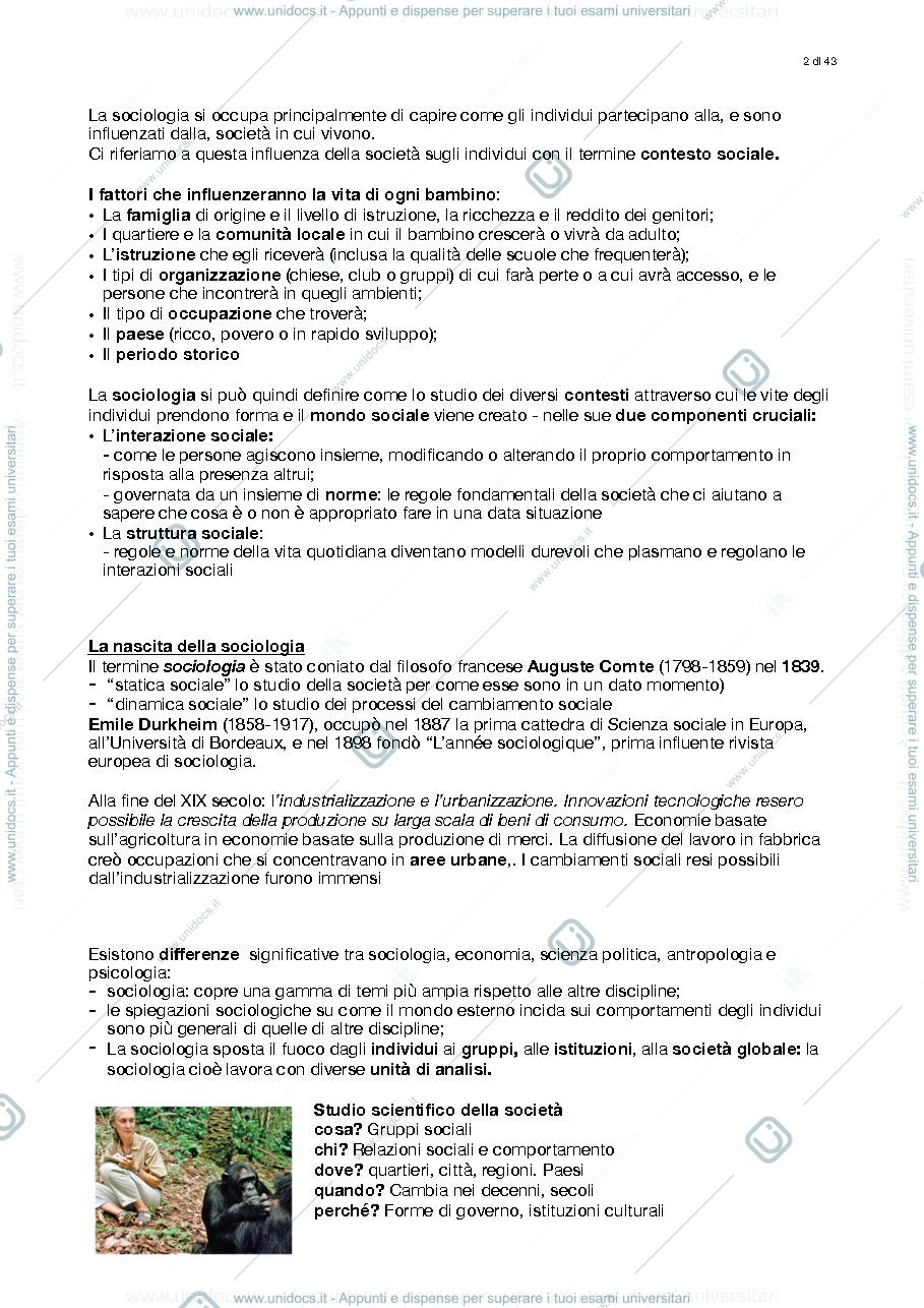 Anteprima pagina 2 — Sistemi sociali comparati prof Jeannet
