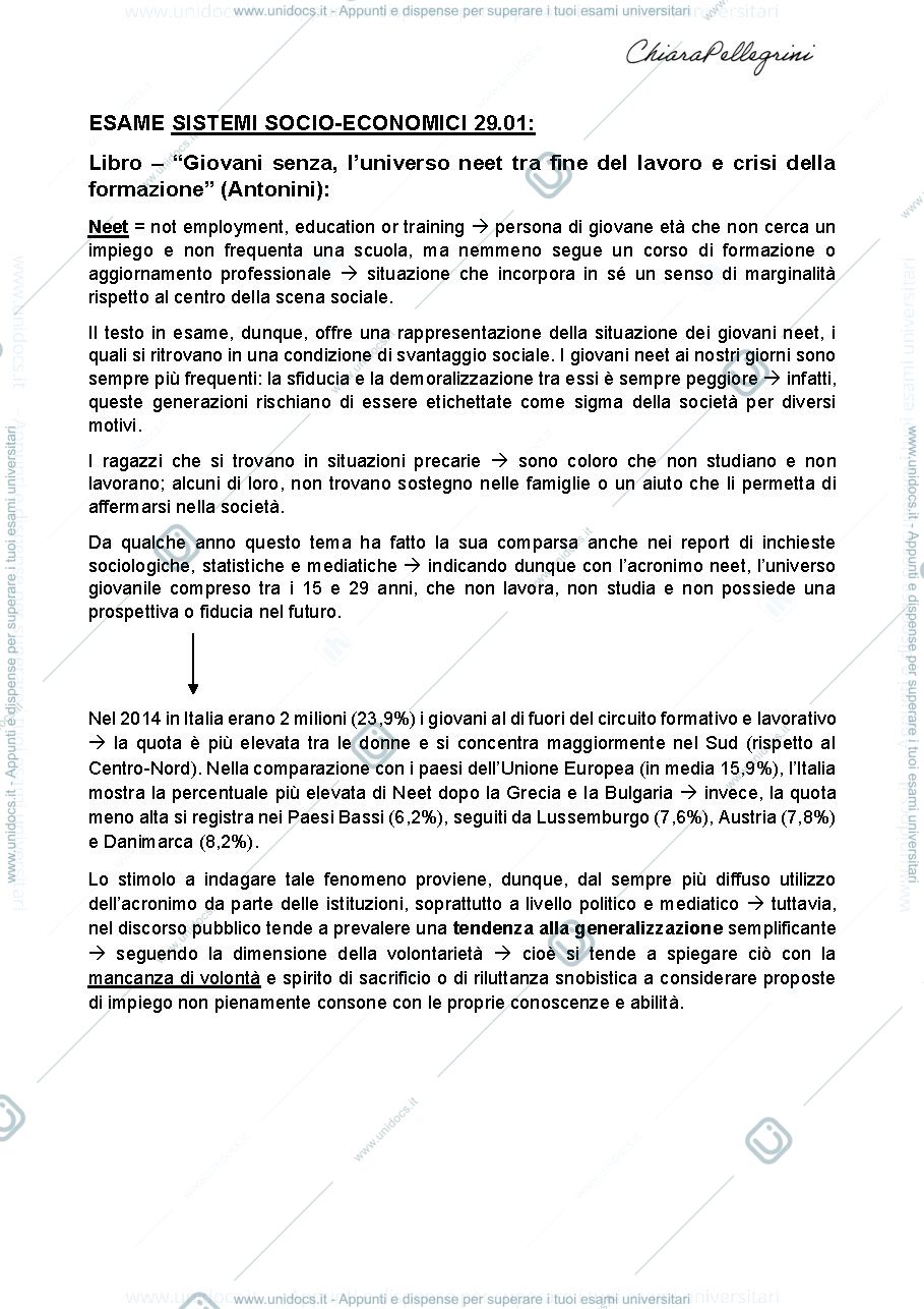 Anteprima pagina 1 — Giovani senza l'universo neet 