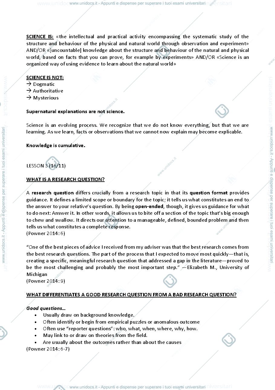 Anteprima pagina 2 — Appunti Social and Political Research Methods - Prof. Bassoli