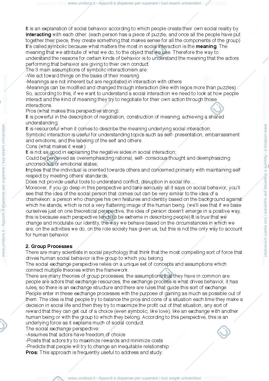 Anteprima pagina 4 — Social Psychology and Communication appunti completi (docente: A. Spagnolli)