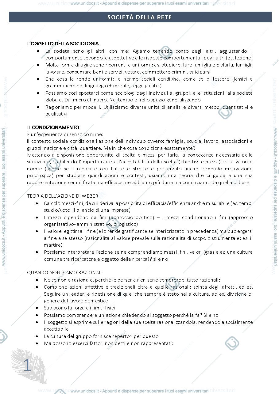 Anteprima pagina 1 — società della rete