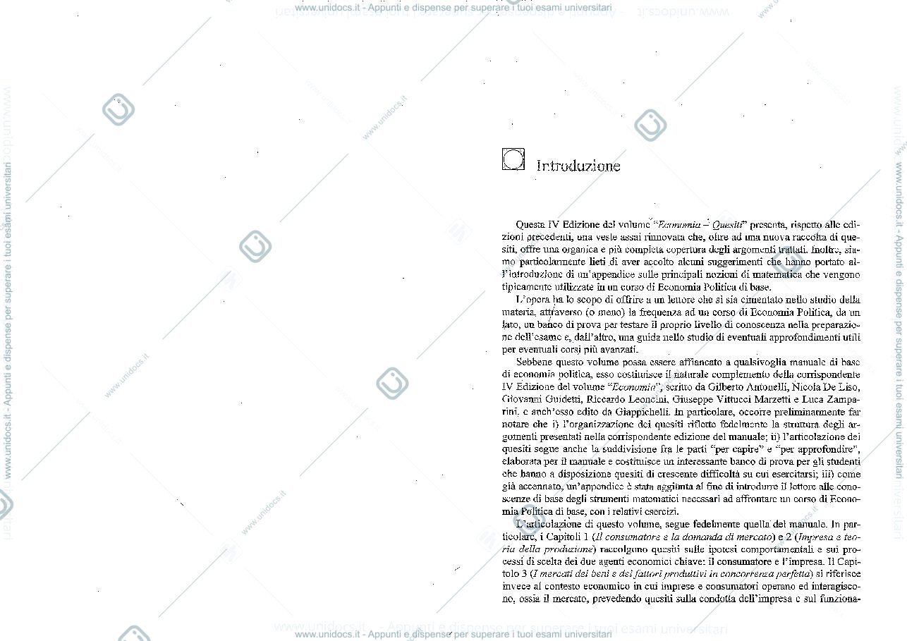 Anteprima pagina 5 — quesiti economia politica
