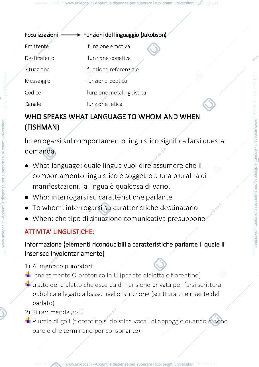 Anteprima pagina 1 — sociolinguistica 