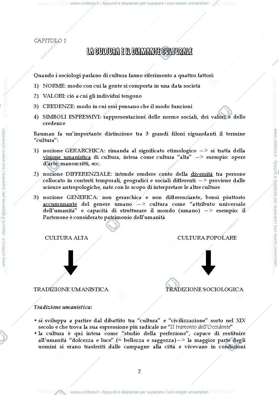 Anteprima pagina 2 — appunti di processi c. e comunicativi 