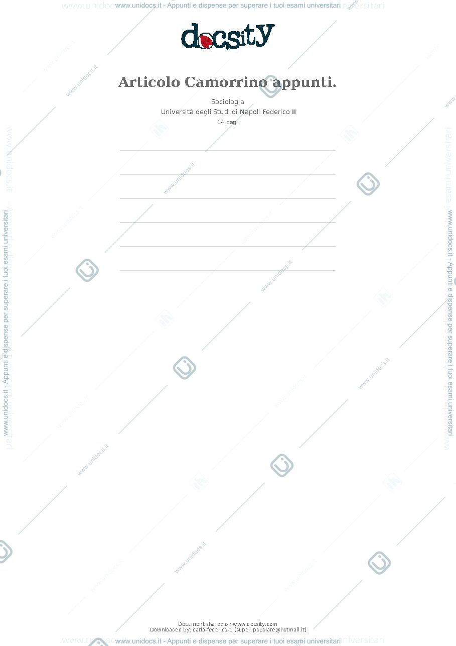 Anteprima pagina 1 — slide professore camorrino