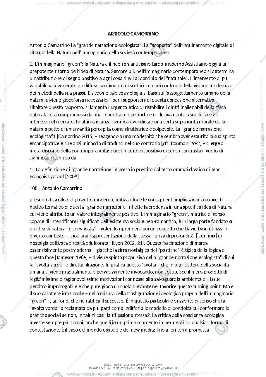Anteprima pagina 2 — slide professore camorrino