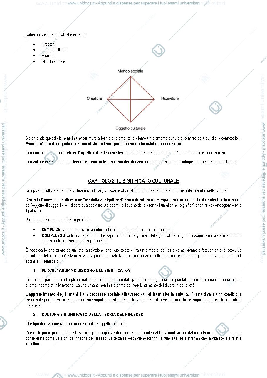 Anteprima pagina 3 — SOCIOLOGIA DELLA CULTURA PT.1