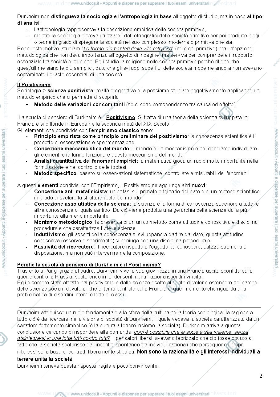 Anteprima pagina 2 — Le tre tradizioni sociologiche