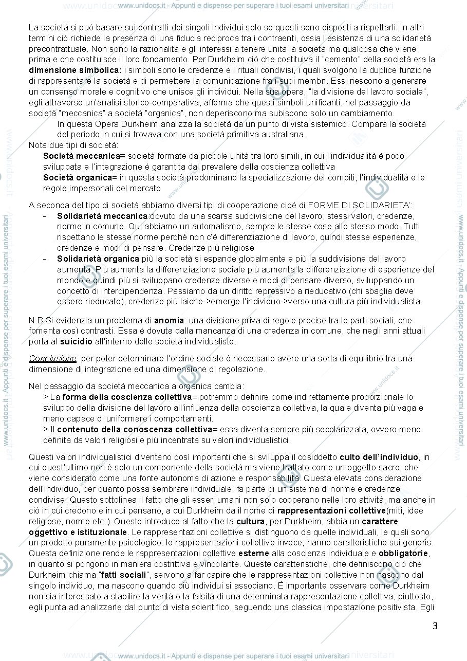 Anteprima pagina 3 — Le tre tradizioni sociologiche