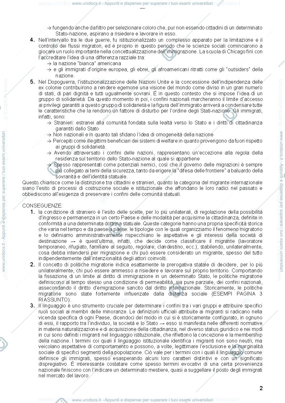 Anteprima pagina 2 — sociologia dei processi migratori 