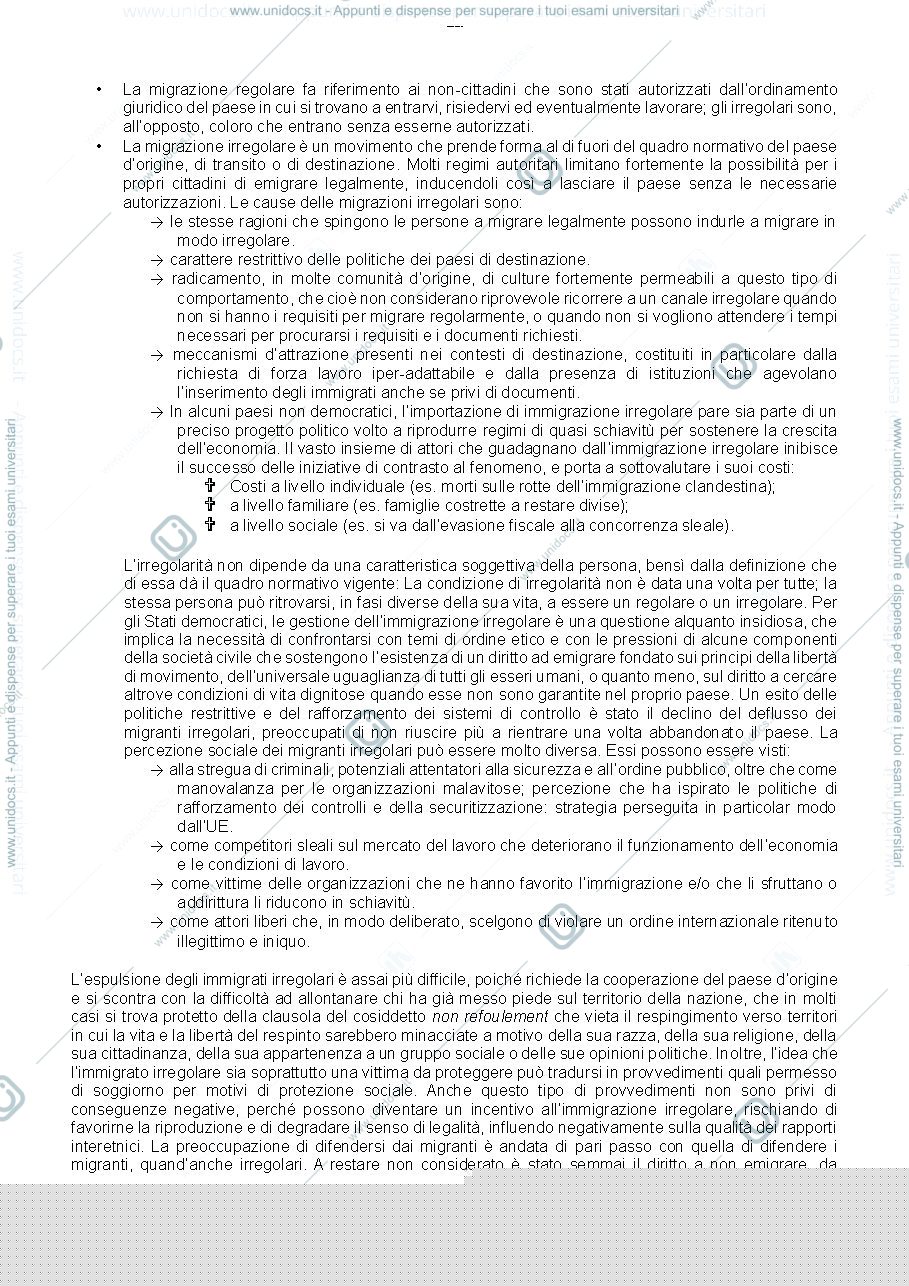 Anteprima pagina 4 — sociologia dei processi migratori 