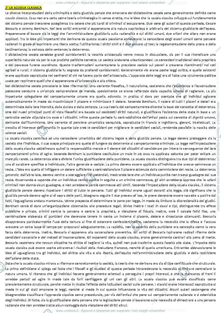 Anteprima pagina 1 — Devianza e Criminalità,