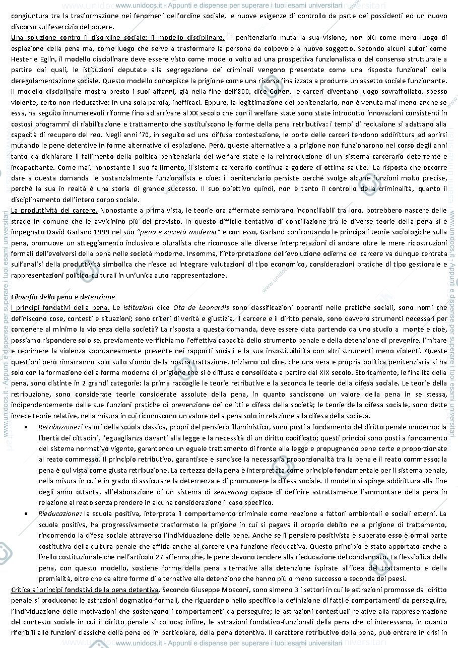 Anteprima pagina 2 — Il carcere. Sociologia del penitenziario