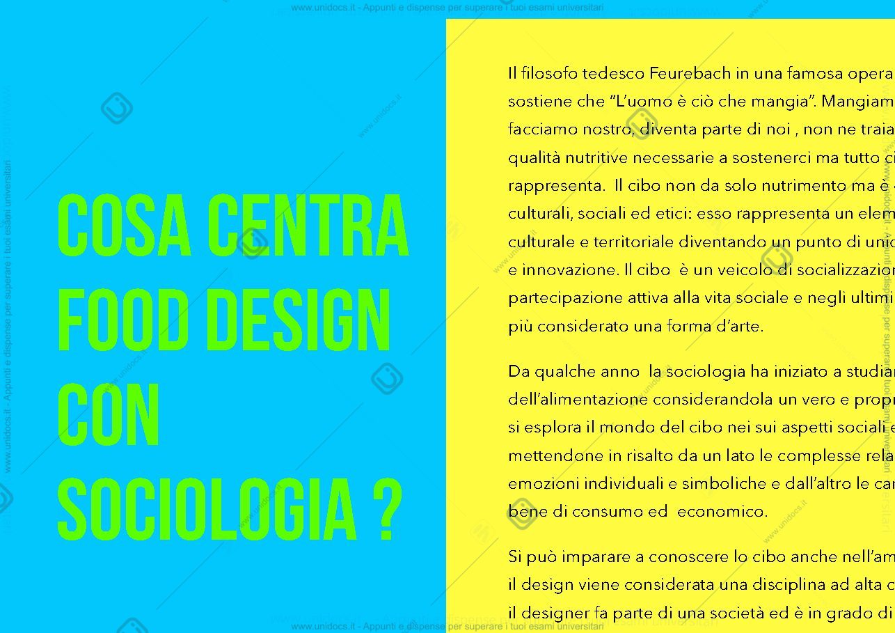 Anteprima pagina 2 — Che cos’è il food design  