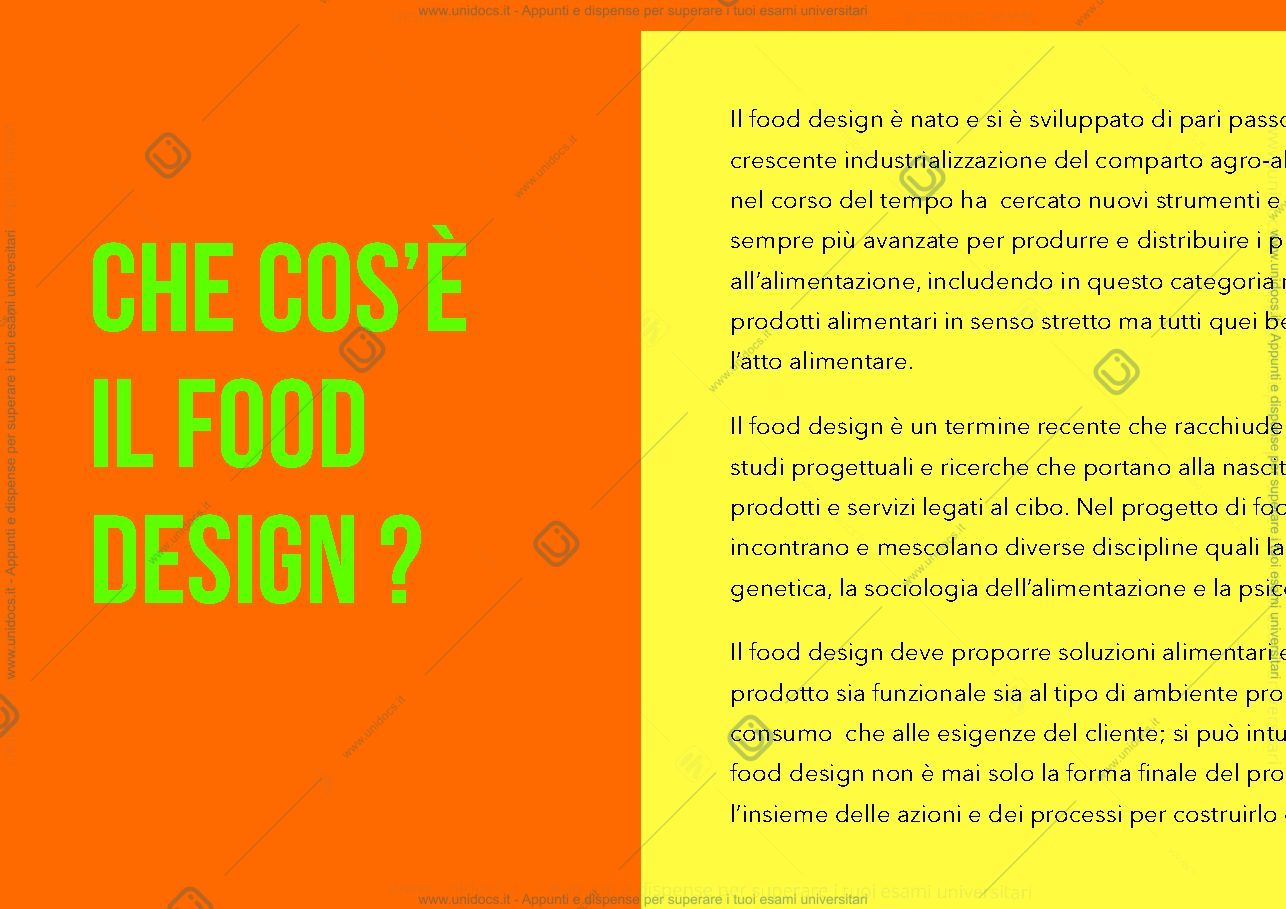 Anteprima pagina 3 — Che cos’è il food design  
