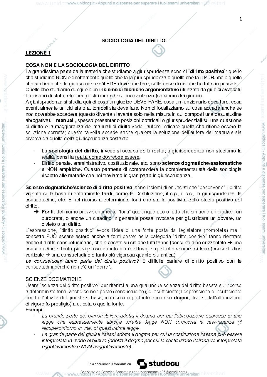 Anteprima pagina 2 — sociologia del diritto e informatica giuridica